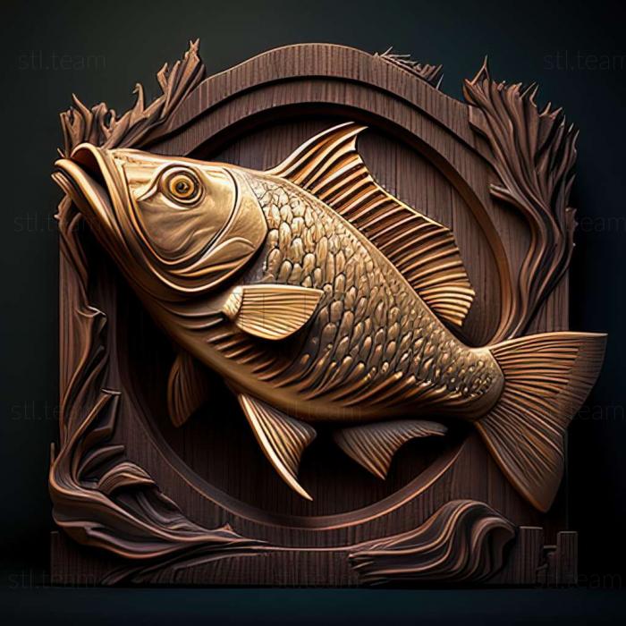 3D модель Риба аматітланія (STL)